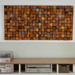 Brown Wood Wall Panel Art Desert Wood UAE