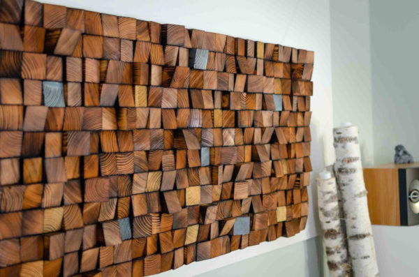 Brown Wood Wall Panel Art Natural Pine 3 Desert Wood UAE